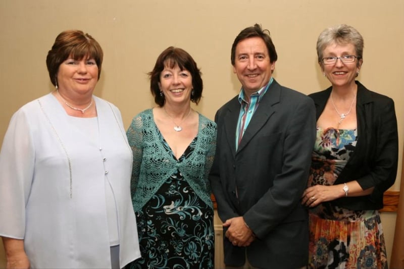 Celebrating Downshire's 30th anniversary were Audrey Russ, Pauline Cowan, Lindsay Davison and Beth Bradbury.