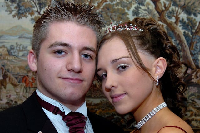 Scott Graham and Adele Fry were dressed to impress at Maghera High School formal in 2007.