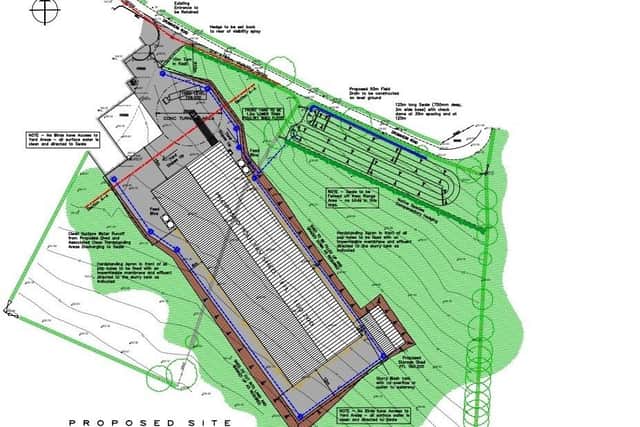 The poultry shed, including egg sorting area, egg store, and store, will have an overall floor area of 3031.0125 m2. Credit: ABC Planning portal