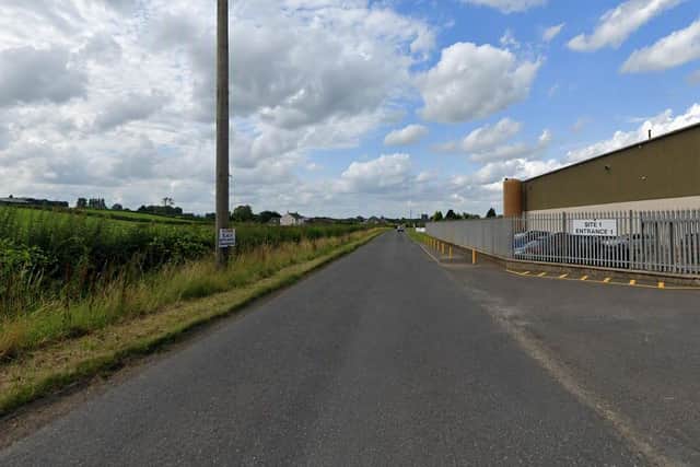 Copper Industries will set up their new base on the piece of rural land on the left, across from SDC Trailers, Deerpark Road, Bellaghy. Credit: Google