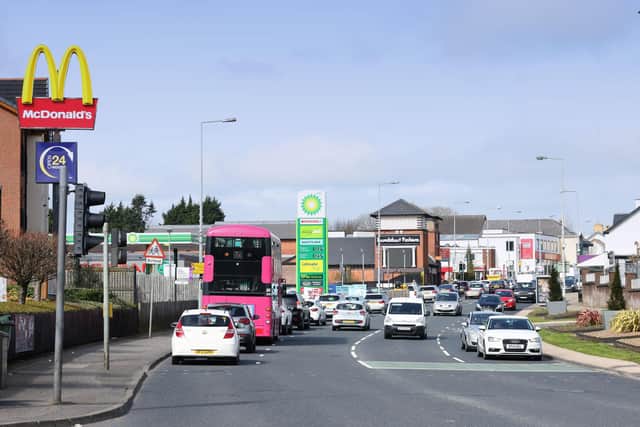 Glengormley town centre. Photo submitted by Antrim and Newtownabbey Borough Council