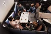 The VantageNOVA First star configuration is a new enhanced front-row seating solution for business class plus.  Picture: Thompson Aero Seating