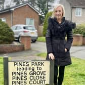 Upper Bann MP Carla Lockhart at Pines Park in Lurgan, Co Armagh.
