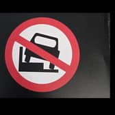 Officers from Carrickfergus Neighbourhood Policing Team have warned that they may issue a fixed penalty notice if vehicles continue to obstruct foothpaths along a number of streets off North Road.  Photo: PSNI