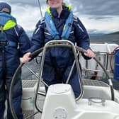 Aisling with the Ellen MacArthur Cancer Trust