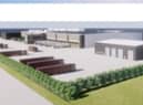 An artist’s impression of the new facility at Nutts Corner.