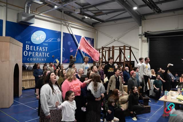 Belfast Operatic Company are putting the finishing touches to the UK amateur premiere of Les Misérables, which will be staged at the Grand Opera House in Belfast from March 4-8. Pic credit: Belfast Operatic Company