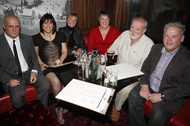 This group was pictured enjoying New Year's Eve at Kelly's Portrush in 2011