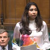 Conservative MP and former home secretary Suella Braverman says the Windsor Framework is undermining Northern Ireland's place within the UK.