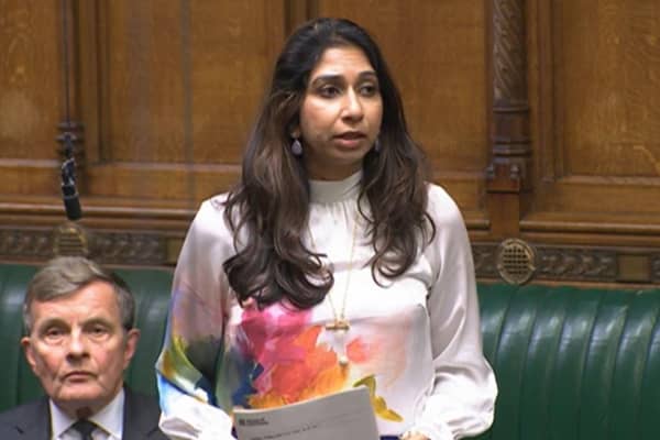 Conservative MP and former home secretary Suella Braverman says the Windsor Framework is undermining Northern Ireland's place within the UK.