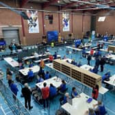 Counting is underway for Mid and East Antrim.