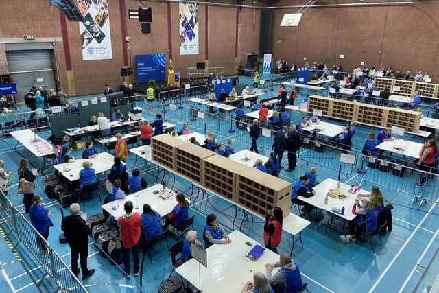 Counting is underway for Mid and East Antrim.