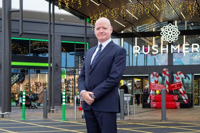 Martin Walsh, Centre Manager, Rushmere Shopping Centre, in Craigavon, Co Armagh, Northern Ireland’s largest retail complex which welcomed a record number of shoppers in November and expects 10 million visitors through the doors in 2025 following a multimillion-pound transformation and the addition of 13 new stores.