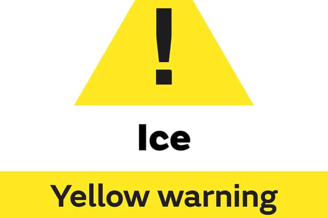 Yellow weather warning for Northern Ireland by the Met Office.