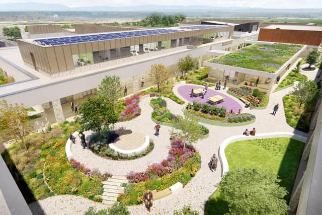 External landscaping and gardens are proposed as part of the unit. Pic provided by Northern Health and Social Care Trust