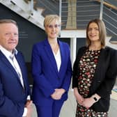Eamon Donnelly (Non-Executive Director and Co-Founder, Uform); Julie Skelly (Head of Belfast Business Centre, Danske Bank) and Catherine Crilly (Business Support Manager, NI Chamber).