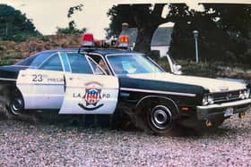 An American police car owned by the late Portadown DJ and entertainer Krazy Kenny Gregg is missing and the Gregg family are asking the public to help them find it.