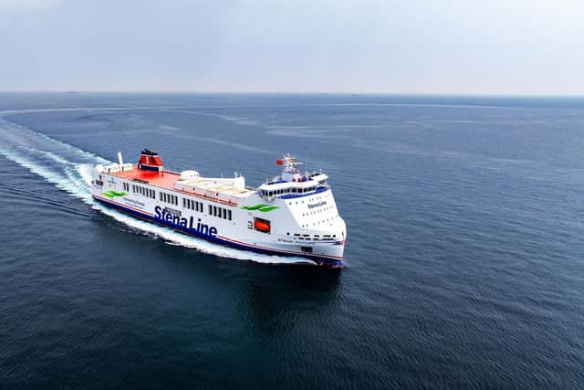 Stena Futura completing sea trials
