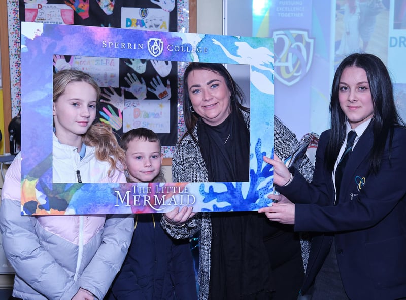 In the frame at the Sperrin Integrated College Open Event, Magherafelt.