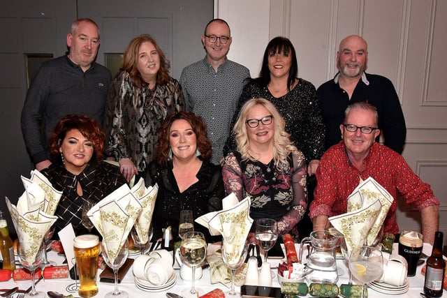 Friends from the Portadown area who had a great night out at the Seagoe Hotel Christmas Party Night on Saturday night. PT51-271.