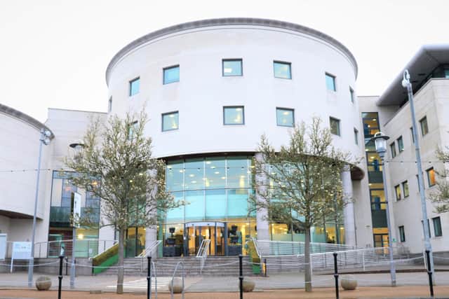 Lisburn and Castlereagh City Councillors clash over race riot motion. Pic credit: Jessica Black.