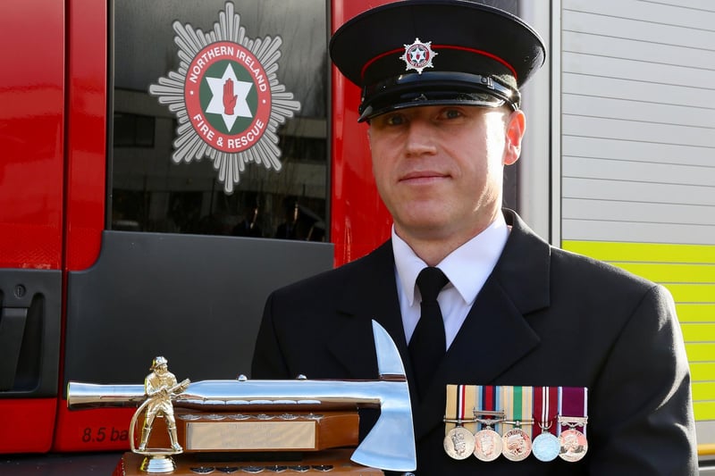 Alastair Bowler, from Ballymena, graduated from NIFRS and won the Top Trainee award.