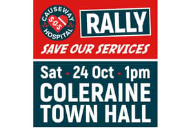 The rally will take place in Coleraine Town Hall.