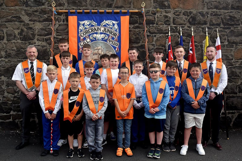 Corcrain Junior LOL No. 120 pictured before their trip to Bangor on Saturday morning. PT22-222.