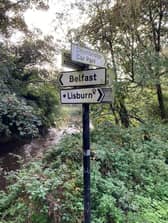 Concerns expressed after oil leaked from Harmony Hill Primary School tank into the River Lagan. Pic credit: LDR