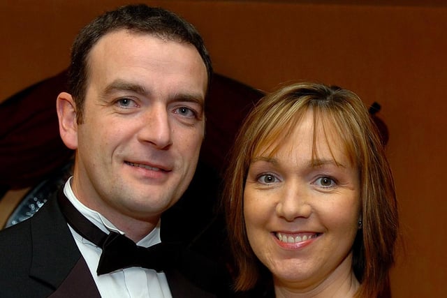 Keith and Gillian Kyle at the Rainey Old Pupils Association formal held in 2007.
