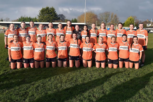The Clann Éireann ladies team which competed in Sunday's All-Ireland Senior Club Championship semi-final. LM50-228.