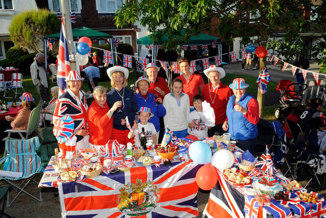Her Majesty The Queen's Diamond Jubilee Street party in Highfield Avenue Waterlooville - probably the biggest and almost certainly one of the best Jubilee Street Parties to be held in the area. Picture: Malcolm Wells (121947-6753)