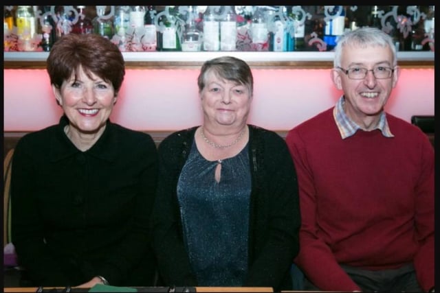 Sharon McConnell, Heather Loughridge and Robert Magee at the Windrose for a Child Contact Centre function in 2012