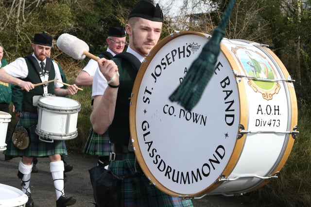 Crowds turned out in the sunshine for St Patrick's Day parades in Dunloy and Rasharkin.