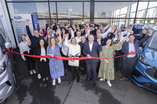 Celebrating the official opening of TrustFord's new Transit Centre in Craigavon. Picture: Brian Thompson