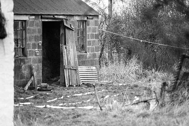 The scene of fatal shooting by RUC of Michael Tighe near Lurgan in 1982. Picture: Pacemaker.