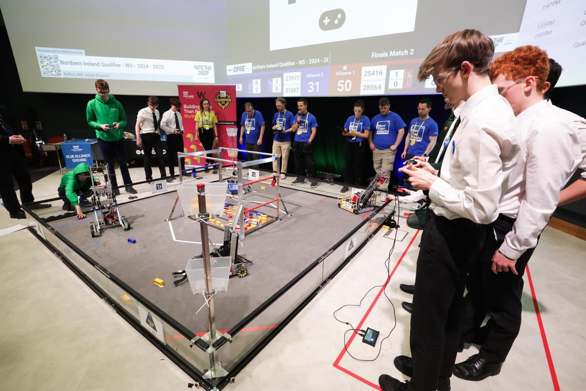 Irish Robotics School robotics teams to represent Northern Ireland at UK Championships
