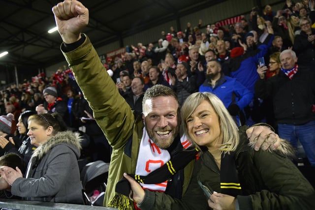 Loving the moment at Seaview. Picture: Arthur Allison/Pacemaker Press