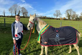 Wallace High student Harry McMillan has just returned from winning the International Mounted Games in Australia with his GB teammates. Pic credit: Contributed by June McMillan