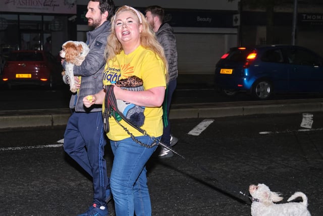 Pictured at the Darkness into Light Walk organised by The Hub, Cookstown.