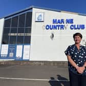 Olga Henry, General Manager and Colum McLornan, Director of the Marine Hotel. CREDIT MARINE HOTEL