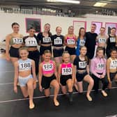 Sean Taaffe, Can You Dance? faculty member and a prominent figure in the dance industry is pictured with some of the 28 local dancers who have been selected as The Faces of CYD? Northern Ireland.  Photo: Fiona Brown Communications