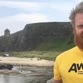 Big wave surfer Al Mennie raised £20,000  for AWARE NI following his Swim Through Darkness Challenge. CREDIT AWARE NI