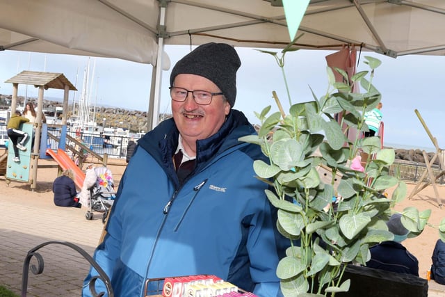 Jim Calwell pictured at the Naturally North Coast and Glens Easter Market held in Ballycastle on Easter Monday 
