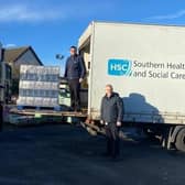 A donation of traybakes and oat milk has been made to health care workers in the Southern Health Trust by Portadown Wellness Centre