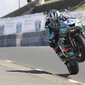 Michael Dunlop in action during Supersport practice at the 2023 North West 200. Credit Rod Neill Pacemaker Press International
