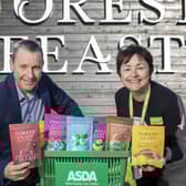 Johnny Weir, Commercial Director, Kestrel Foods (Forest Feast) which is based in Portadown, Co Armagh and Janice Gibson, Community Champion, Asda Cookstown.