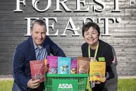 Johnny Weir, Commercial Director, Kestrel Foods (Forest Feast) which is based in Portadown, Co Armagh and Janice Gibson, Community Champion, Asda Cookstown.