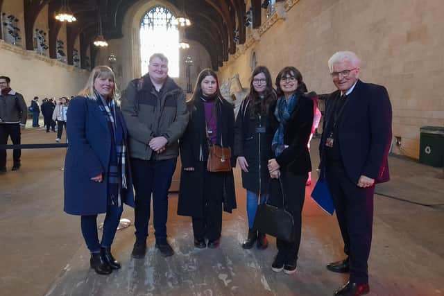 The students took part in the House of Lords Youth Engagement Programme.