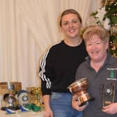 Portrush woman Valerie Taggart has scooped the ladies title for the 18th time. Credit NI Special Pool Association